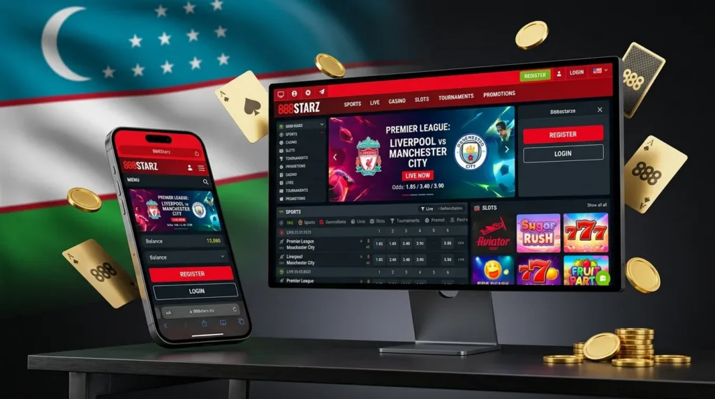 888Starz O‘zbekiston xavfsiz stavkalar va kazino o‘yinlari sayti