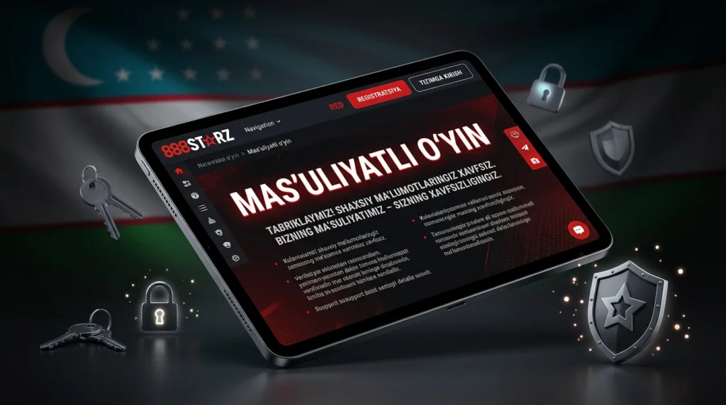 888Starz O‘zbekistonda mas’uliyatli o‘yin siyosati