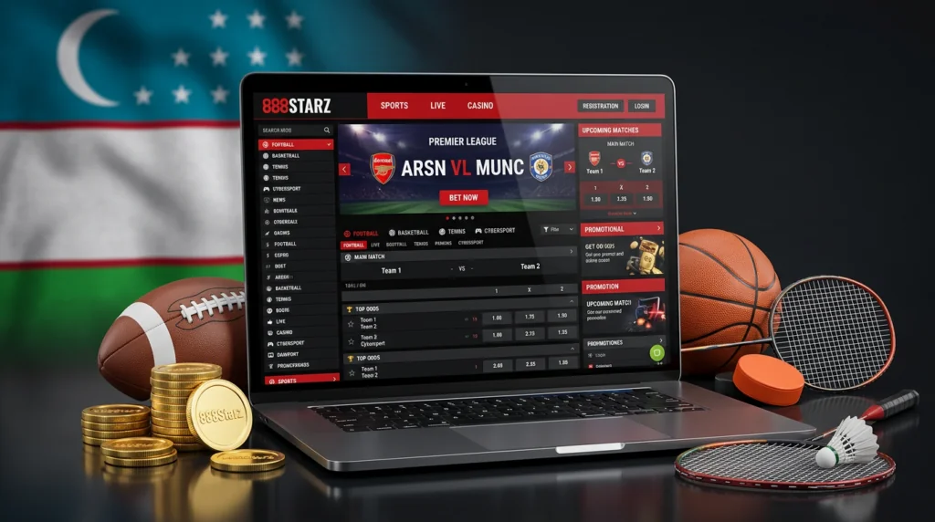 888Starz O‘zbekistonda sport stavkalari platformasi